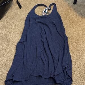 Lucky Brand Navy Swim Coverup